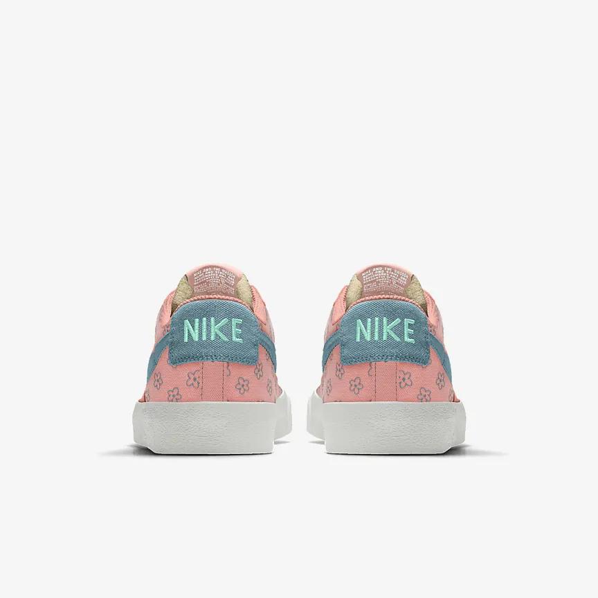 Nike Nike Blazer Low '77 By You Nữ Hồng Xanh